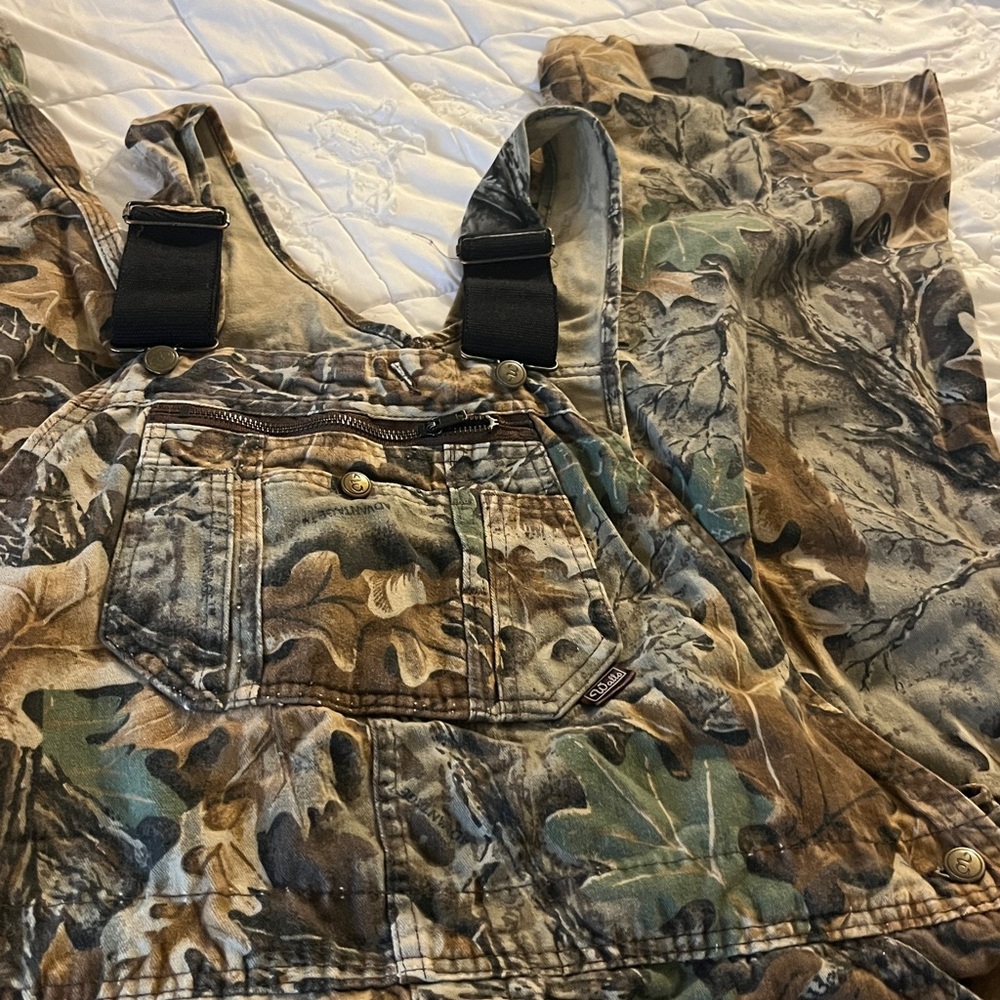 Camouflage Overalls with Adjustable Straps